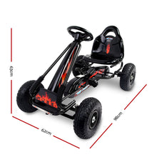 kidscarz.com.au, buy Kids Ride On Pedal Go Kart Australia with Rubber Tyres and Adjustable Seat | Black, electric toy cars and more, affordable Ride ons in Australia Kids Ride On Pedal Go Kart with Rubber Tyres and Adjustable Seat | Black from kidscarz.com.au, we sell affordable ride on toys, free shipping Australia wide, Load image into Gallery viewer, Kids Ride On Pedal Go Kart with Rubber Tyres and Adjustable Seat | Black