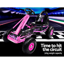 kidscarz.com.au, buy Kids Ride On Pedal Go Kart with Rubber Tyres and Adjustable Seat | Pin, electric toy cars and more, affordable Ride ons in Australia Kids Ride On Pedal Go Kart with Rubber Tyres and Adjustable Seat | Pink from kidscarz.com.au, we sell affordable ride on toys, free shipping Australia wide, Load image into Gallery viewer, Kids Ride On Pedal Go Kart with Rubber Tyres and Adjustable Seat | Pink