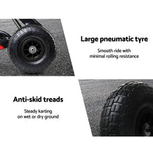 Australian electric Kids Cars - KidsCarz.com.au, Load image into Gallery viewer, Kids Ride On Pedal Go Kart with Rubber Tyres and Adjustable Seat | Black
 Load image into Gallery viewer, Kids Ride On Pedal Go Kart with Rubber Tyres and Adjustable Seat | Black