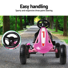 kidscarz.com.au, buy Kids Ride On Pedal Go Kart with Rubber Tyres and Adjustable Seat | Pin, electric toy cars and more, affordable Ride ons in Australia Kids Ride On Pedal Go Kart with Rubber Tyres and Adjustable Seat | Pink from kidscarz.com.au, we sell affordable ride on toys, free shipping Australia wide, Load image into Gallery viewer, Kids Ride On Pedal Go Kart with Rubber Tyres and Adjustable Seat | Pink