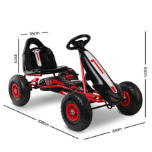 kidscarz.com.au, buy Kids Ride On Pedal Go Kart with Rubber Tyres and Adjustable Seat | Red, electric toy cars and more, affordable Ride ons in Australia Kids Ride On Pedal Go Kart with Rubber Tyres and Adjustable Seat | Red & Black from kidscarz.com.au, we sell affordable ride on toys, free shipping Australia wide, Load image into Gallery viewer, Kids Ride On Pedal Go Kart with Rubber Tyres and Adjustable Seat | Red & Black