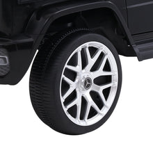 kidscarz.com.au, buy Licensed Mercedes Benz AMG G63 toy car with Remote Control - Kids Ride, electric toy cars and more, affordable Ride ons in Australia Licensed Mercedes Benz AMG G63 toy car with Remote Control - Kids Ride On Electric Car from kidscarz.com.au, we sell affordable ride on toys, free shipping Australia wide, Load image into Gallery viewer, Anti slip wheels view of a black Licensed Mercedes Benz AMG G63 toy car with Remote Control - Affordable Kids Ride On Electric Car for Australian children