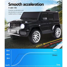 kidscarz.com.au, buy Licensed Mercedes Benz AMG G63 toy car with Remote Control - Kids Ride, electric toy cars and more, affordable Ride ons in Australia Licensed Mercedes Benz AMG G63 toy car with Remote Control - Kids Ride On Electric Car from kidscarz.com.au, we sell affordable ride on toys, free shipping Australia wide, Load image into Gallery viewer, Additional safety measures include a unique soft speed system to prevent jerky starts or sudden stops for our officially licensed Mercedes-AMG G63 Kids Ride-on Car
