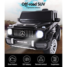kidscarz.com.au, buy Licensed Mercedes Benz AMG G63 toy car with Remote Control - Kids Ride, electric toy cars and more, affordable Ride ons in Australia Licensed Mercedes Benz AMG G63 toy car with Remote Control - Kids Ride On Electric Car from kidscarz.com.au, we sell affordable ride on toys, free shipping Australia wide, Load image into Gallery viewer, OFF road SUV with dual motors (60W, 2x30W). Remote Option (Adult Supervision): Full Parental Remote Control function for your Mercedes toy car.