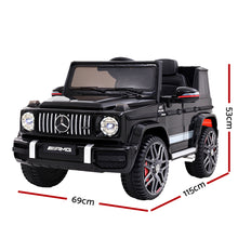 Australian electric Kids Cars - KidsCarz.com.au, Load image into Gallery viewer, Mercedes-Benz AMG G63 Licensed Kids Ride On Toy Car Electric Remote Control - Black side
 Load image into Gallery viewer, Mercedes-Benz AMG G63 Licensed Kids Ride On Toy Car Electric Remote Control - Black side