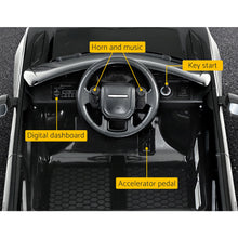 Australian electric Kids Cars - KidsCarz.com.au, Load image into Gallery viewer, Kids Ride On Electric Car with Remote Control | Licensed Range Rover Evoque | Black
 Load image into Gallery viewer, Kids Ride On Electric Car with Remote Control | Licensed Range Rover Evoque | Black