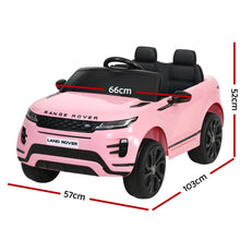 kidscarz.com.au, buy Kids Ride On Electric Car with Remote Control, Licensed Range Rover Ev, electric toy cars and more, affordable Ride ons in Australia Kids Ride On Electric Car with Remote Control, Licensed Range Rover Evoque Pink from kidscarz.com.au, we sell affordable ride on toys, free shipping Australia wide, Load image into Gallery viewer, Kids Ride On Electric Car with Remote Control, Licensed Range Rover Evoque Pink