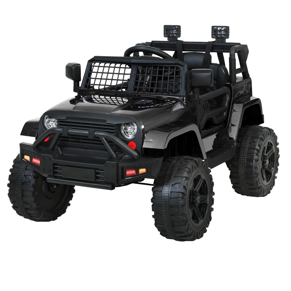 www.kidscarz.com.au, electric toy car, affordable Ride ons in Australia, Electric Kids Ride On Jeep with Remote Control,  Black Jeep Inspired