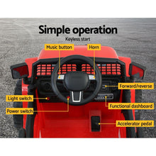 kidscarz.com.au, buy Kids Ride On Electric Car with Remote Control | Jeep Wrangler Inspired, electric toy cars and more, affordable Ride ons in Australia Kids Ride On Electric Car with Remote Control | Jeep Wrangler Inspired Red from kidscarz.com.au, we sell affordable ride on toys, free shipping Australia wide, Load image into Gallery viewer, Kids Ride On Electric Car with Remote Control | Jeep Inspired | Red dashboard