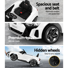 kidscarz.com.au, buy Audi Ride On Car Electric Sports Toy Cars RS e-tron GT Licensed Rigo W, electric toy cars and more, affordable Ride ons in Australia Audi Ride On Car Electric Sports Toy Cars RS e-tron GT Licensed Rigo White 12V from kidscarz.com.au, we sell affordable ride on toys, free shipping Australia wide, Load image into Gallery viewer, Audi Ride On Car Electric Sports Toy Cars RS e-tron GT Licensed Rigo White 12V