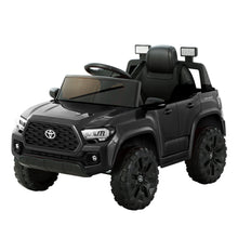 kidscarz.com.au, buy Black Licensed Toyota Tacoma Ride on Toy Car, 12V Kids Electric Car with Remote Control, electric toy cars and more, affordable Ride ons in Australia Black Licensed Toyota Tacoma Ride on Toy Car - 12V Kids Electric Car with Remote Control from kidscarz.com.au, we sell affordable ride on toys, free shipping Australia wide, Load image into Gallery viewer, Officially Licensed Toyota Tacoma Ride on Toy, Black Off Road Jeep for Australia, 12V Battery Operated Electric Kids Ride On Toy Car with Remote Control.