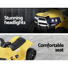 kidscarz.com.au, buy Rigo Kids Ride On ATV Quad Motorbike Car 4 Wheeler Electric Toys Batte, electric toy cars and more, affordable Ride ons in Australia Rigo Kids Ride On ATV Quad Motorbike Car 4 Wheeler Electric Toys Battery Yellow from kidscarz.com.au, we sell affordable ride on toys, free shipping Australia wide, Load image into Gallery viewer, Rigo Kids Ride On ATV Quad Motorbike Car 4 Wheeler Electric Toys Battery Yellow