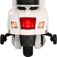 kidscarz.com.au, buy Kids Ride On Car Motorcycle Motorbike VESPA Licensed Scooter Electric , electric toy cars and more, affordable Ride ons in Australia Kids Ride On Car Motorcycle Motorbike VESPA Licensed Scooter Electric Toys White from kidscarz.com.au, we sell affordable ride on toys, free shipping Australia wide, Load image into Gallery viewer, Kids Ride On Car Motorcycle Motorbike VESPA Licensed Scooter Electric Toys White