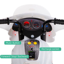 kidscarz.com.au, buy Kids Ride On Electric Motorcycle | White, electric toy cars and more, affordable Ride ons in Australia Kids Ride On Electric Motorcycle | White from kidscarz.com.au, we sell affordable ride on toys, free shipping Australia wide, Load image into Gallery viewer, Kids Ride On Electric Motorcycle | White