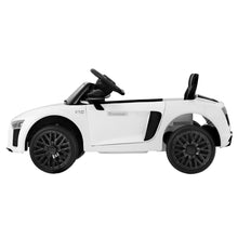 kidscarz.com.au, buy Kids Ride On Electric Car with Remote Control | Licensed Audi R8 | Whi, electric toy cars and more, affordable Ride ons in Australia Kids Ride On Electric Car with Remote Control | Licensed Audi R8 | White from kidscarz.com.au, we sell affordable ride on toys, free shipping Australia wide, Load image into Gallery viewer, Kids Ride On Electric Car with Remote Control | Licensed Audi R8 | White