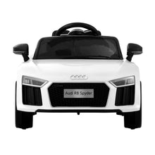kidscarz.com.au, buy Kids Ride On Electric Car with Remote Control | Licensed Audi R8 | Whi, electric toy cars and more, affordable Ride ons in Australia Kids Ride On Electric Car with Remote Control | Licensed Audi R8 | White from kidscarz.com.au, we sell affordable ride on toys, free shipping Australia wide, Load image into Gallery viewer, Kids Ride On Electric Car with Remote Control | Licensed Audi R8 | White