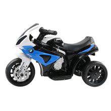Kids Ride On Electric Motorbike | Licensed BMW S1000RR | Blue from kidscarz.com.au, we sell affordable ride on toys, free shipping Australia wide, Load image into Gallery viewer, BMW S1000RR  Licensed Kids Ride On Toy Motorbike Motorcycle Electric - Blue side2
