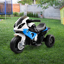Kids Ride On Electric Motorbike | Licensed BMW S1000RR | Blue from kidscarz.com.au, we sell affordable ride on toys, free shipping Australia wide, Load image into Gallery viewer, BMW S1000RR  Licensed Kids Ride On Toy Motorbike Motorcycle Electric - Blue yard
