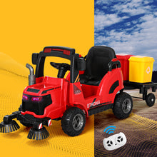 kidscarz.com.au, buy Rigo Kids Ride On Car Street Sweeper Truck w/Rotating Brushes Garbage , electric toy cars and more, affordable Ride ons in Australia Rigo Kids Ride On Car Street Sweeper Truck w/Rotating Brushes Garbage Cans Red from kidscarz.com.au, we sell affordable ride on toys, free shipping Australia wide, Load image into Gallery viewer, Rigo Kids Ride On Car Street Sweeper Truck w/Rotating Brushes Garbage Cans Red