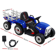 kidscarz.com.au, buy Kids Ride On Eletric Car | Tractor Trailer | Blue, electric toy cars and more, affordable Ride ons in Australia Kids Ride On Eletric Car | Tractor Trailer | Blue from kidscarz.com.au, we sell affordable ride on toys, free shipping Australia wide, Load image into Gallery viewer, Kids Ride On Eletric Car | Tractor Trailer | Blue