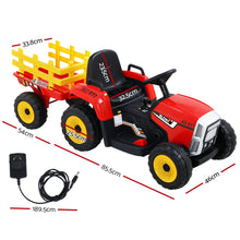 kidscarz.com.au, buy Kids Ride On Eletric Car | Tractor Trailer | Red, electric toy cars and more, affordable Ride ons in Australia Kids Ride On Eletric Car | Tractor Trailer | Red from kidscarz.com.au, we sell affordable ride on toys, free shipping Australia wide, Load image into Gallery viewer, Kids Ride On Eletric Car | Tractor Trailer | Red