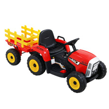 kidscarz.com.au, buy Kids Ride On Eletric Car | Tractor Trailer | Red, electric toy cars and more, affordable Ride ons in Australia Kids Ride On Eletric Car | Tractor Trailer | Red from kidscarz.com.au, we sell affordable ride on toys, free shipping Australia wide, Load image into Gallery viewer, Kids Ride On Eletric Car | Tractor Trailer | Red