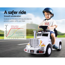 kidscarz.com.au, buy Best Ride on Toy Truck White - Truck Ride on Toy for Kids in Australia, electric toy cars and more, affordable Ride ons in Australia Best Ride on Toy Truck White - Truck Ride on Toy for Kids in Australia from kidscarz.com.au, we sell affordable ride on toys, free shipping Australia wide, Load image into Gallery viewer, Best Ride on Toy Truck White - Truck Ride on Toy for Kids in Australia