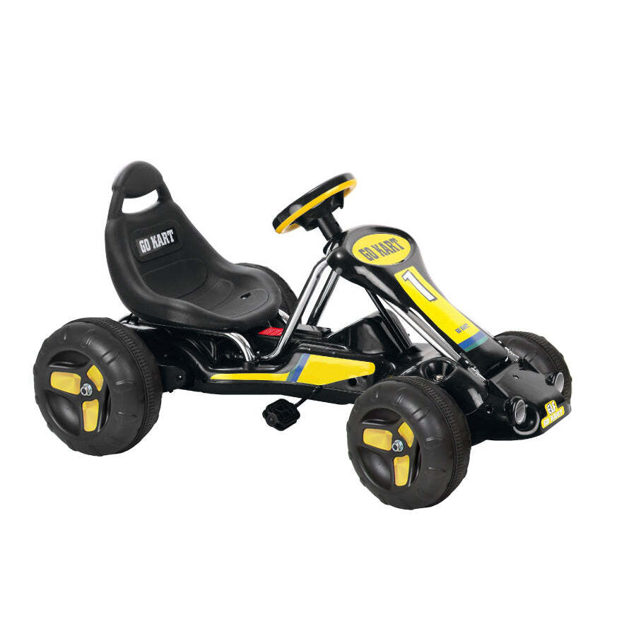www.kidscarz.com.au, electric toy car, affordable Ride ons in Australia, Pedal Powered Go-Kart for Children (Black) Ride & Steer/ 4-Wheel Vehicle