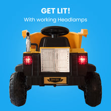 kidscarz.com.au, buy ROVO KIDS Electric Ride On Children's Toy Dump Truck with Bluetooth Mu, electric toy cars and more, affordable Ride ons in Australia ROVO KIDS Electric Ride On Children's Toy Dump Truck with Bluetooth Music - Yellow from kidscarz.com.au, we sell affordable ride on toys, free shipping Australia wide, Load image into Gallery viewer, ROVO KIDS Electric Ride On Children's Toy Dump Truck with Bluetooth Music - Yellow