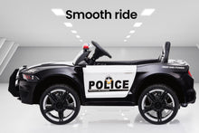 kidscarz.com.au, buy ROVO KIDS Ride-On Car Mustang Children Police Patrol Electric Toy w/ R, electric toy cars and more, affordable Ride ons in Australia ROVO KIDS Ride-On Car Mustang Children Police Patrol Electric Toy w/ Remote Control Black/White from kidscarz.com.au, we sell affordable ride on toys, free shipping Australia wide, Load image into Gallery viewer, ROVO KIDS Ride-On Car Mustang Children Police Patrol Electric Toy w/ Remote Control Black/White