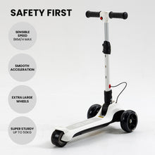 kidscarz.com.au, buy ROVO KIDS 3-Wheel Electric Scooter, Ages 3-8, Adjustable Height, Foldi, electric toy cars and more, affordable Ride ons in Australia ROVO KIDS 3-Wheel Electric Scooter, Ages 3-8, Adjustable Height, Folding, Lithium Battery, White from kidscarz.com.au, we sell affordable ride on toys, free shipping Australia wide, Load image into Gallery viewer, ROVO KIDS 3-Wheel Electric Scooter, Ages 3-8, Adjustable Height, Folding, Lithium Battery, White