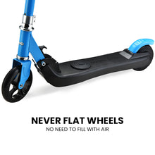 kidscarz.com.au, buy ROVO KIDS Electric Scooter Lithium Ride-On Foldable E-Scooter 125W Rec, electric toy cars and more, affordable Ride ons in Australia ROVO KIDS Electric Scooter Lithium Ride-On Foldable E-Scooter 125W Rechargeable, Blue from kidscarz.com.au, we sell affordable ride on toys, free shipping Australia wide, Load image into Gallery viewer, ROVO KIDS Electric Scooter Lithium Ride-On Foldable E-Scooter 125W Rechargeable, Blue