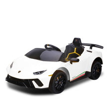 kidscarz.com.au, buy Kahuna Lamborghini Performante Kids Electric Ride On Car Remote Contro, electric toy cars and more, affordable Ride ons in Australia Kahuna Lamborghini Performante Kids Electric Ride On Car Remote Control by Kahuna - White from kidscarz.com.au, we sell affordable ride on toys, free shipping Australia wide, Load image into Gallery viewer, Kahuna Lamborghini Performante Kids Electric Ride On Car Remote Control by Kahuna - White