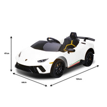 kidscarz.com.au, buy Kahuna Lamborghini Performante Kids Electric Ride On Car Remote Contro, electric toy cars and more, affordable Ride ons in Australia Kahuna Lamborghini Performante Kids Electric Ride On Car Remote Control by Kahuna - White from kidscarz.com.au, we sell affordable ride on toys, free shipping Australia wide, Load image into Gallery viewer, Kahuna Lamborghini Performante Kids Electric Ride On Car Remote Control by Kahuna - White