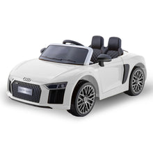kidscarz.com.au, buy Kahuna R8 Spyder Audi Licensed Kids Electric Ride On Car Remote Contro, electric toy cars and more, affordable Ride ons in Australia Kahuna R8 Spyder Audi Licensed Kids Electric Ride On Car Remote Control - White from kidscarz.com.au, we sell affordable ride on toys, free shipping Australia wide, Load image into Gallery viewer, Kahuna R8 Spyder Audi Licensed Kids Electric Ride On Car Remote Control - White