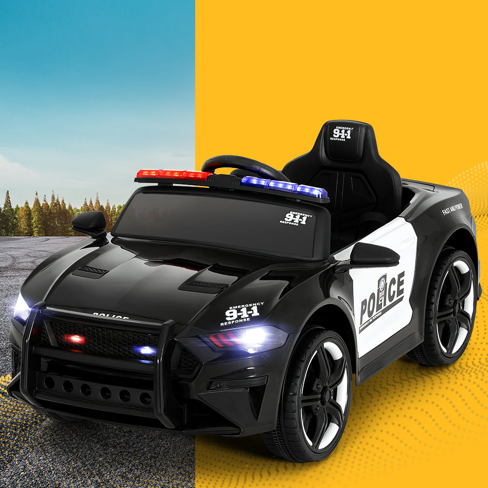 12-Volt Kids Police Car Ride On Toy with Remote Control Best Police Car
