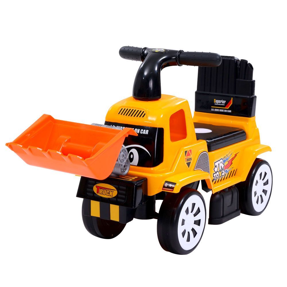 www.kidscarz.com.au, electric toy car, affordable Ride ons in Australia, Bulldozer Digger Kids Ride On Toy Truck Toddler Foot to Floor - Yellow