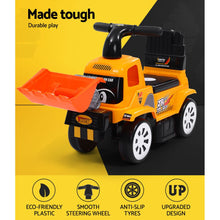 Best Ride On Bulldozer Digger Toddler Foot to Floor | Kids Work Style Truck Yellow from kidscarz.com.au, we sell affordable ride on toys, free shipping Australia wide, Load image into Gallery viewer, Bulldozer Digger Kids Ride On Toy Truck Toddler Foot to Floor - Yellow overall look
