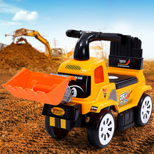 Best Ride On Bulldozer Digger Toddler Foot to Floor | Kids Work Style Truck Yellow from kidscarz.com.au, we sell affordable ride on toys, free shipping Australia wide, Load image into Gallery viewer, Bulldozer Digger Kids Ride On Toy Truck Toddler Foot to Floor - Yellow full view
