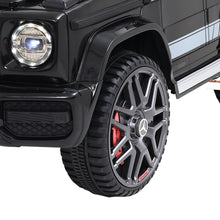 Kids Ride On Electric Car with Remote Control, Licensed Mercedes-Benz AMG G63 | Black from kidscarz.com.au, we sell affordable ride on toys, free shipping Australia wide, Load image into Gallery viewer, Mercedes-Benz AMG G63 Licensed Kids Ride On Toy Car Electric Remote Control - Black wheel
