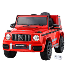 Kids Ride On Electric Car with Remote Control | Licensed Mercedes-Benz AMG G63 | Red from kidscarz.com.au, we sell affordable ride on toys, free shipping Australia wide, Load image into Gallery viewer, Kids Ride On Electric Car with Remote Control | Licensed Mercedes-Benz AMG G63 | Red
