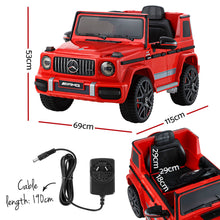 Kids Ride On Electric Car with Remote Control | Licensed Mercedes-Benz AMG G63 | Red from kidscarz.com.au, we sell affordable ride on toys, free shipping Australia wide, Load image into Gallery viewer, Kids Ride On Electric Car with Remote Control | Licensed Mercedes-Benz AMG G63 | Red
