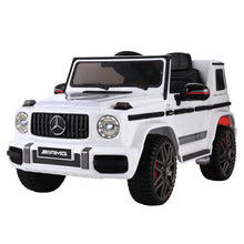 Mercedes Benz AMG G63 Licensed White, Kids Ride On Electric Car with Remote Control from kidscarz.com.au, we sell affordable ride on toys, free shipping Australia wide, Load image into Gallery viewer, Mercedes-Benz Kids Ride On Car Electric AMG G63 Licensed Remote Cars 12V White Remote control ride ons are perfect for those kids who can be a littler over cautious, but also for those kids who are not cautious at all!
