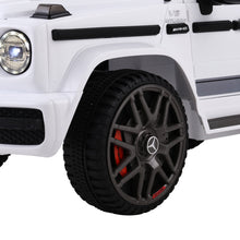 Mercedes Benz AMG G63 Licensed White, Kids Ride On Electric Car with Remote Control from kidscarz.com.au, we sell affordable ride on toys, free shipping Australia wide, Load image into Gallery viewer, Mercedes Benz AMG G63 Licensed White, Kids Ride On Electric Car with Remote Control
