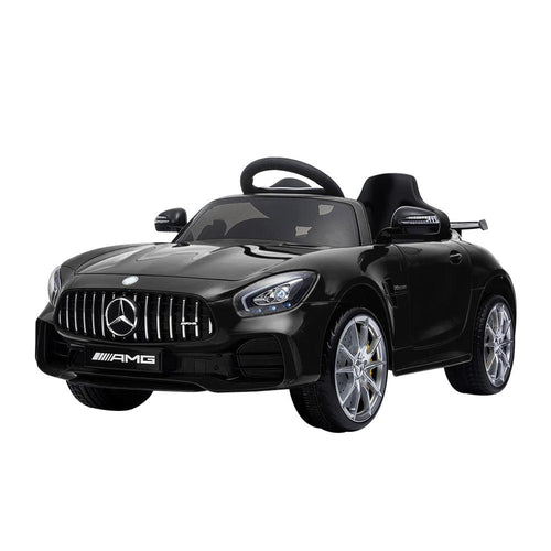 Kids Ride On Electric Car with Remote Control | Licenced Mercedes-Benz AMG GT R | Black