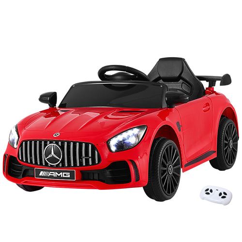 officially licenced Mercedes-Benz AMG GTR with remote control, 12v electric kids' ride-on car red