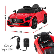 Licensed White Mercedes-Benz AMG GTR with Remote Control - 12V Kids Ride On Electric Car from kidscarz.com.au, we sell affordable ride on toys, free shipping Australia wide, Load image into Gallery viewer, Licensed White Mercedes-Benz AMG GTR with Remote Control - 12V Kids Ride On Electric Car
