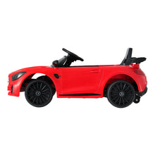 Licensed Red Mercedes-Benz AMG GTR with Remote Control - Kids Ride On Electric Car from kidscarz.com.au, we sell affordable ride on toys, free shipping Australia wide, Load image into Gallery viewer, officially licenced mercedes-benz amg gtr 12v electric kids&#39; ride-on car red
