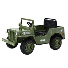 Kids Ride On Electric Car with Remote Control |Off Road Military | Olive from kidscarz.com.au, we sell affordable ride on toys, free shipping Australia wide, Load image into Gallery viewer, Kids Ride On Electric Car with Remote Control |Off Road Military | Olive
