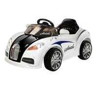 Kids Ride On Electric Car with Remote Control | Bugatti Inspired | White